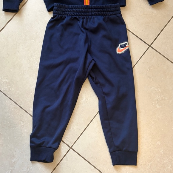 Nike Youth Navy and Orange Tracksuit - Picture 7 of 8